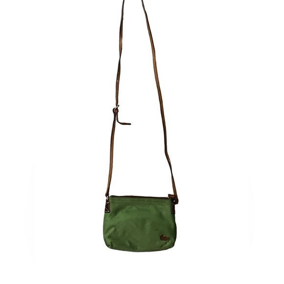Dooney & Bourke Nylon Crossbody Pouchette Shoulder Bag Green 7x9x2  Small Pink - Picture 2 of 10